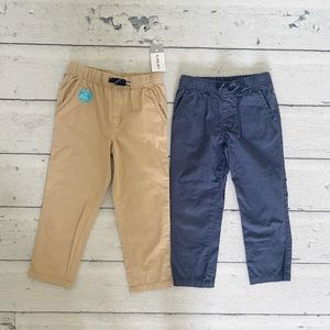 Carter’s Boys Uniform Pants Navy Blue and Khaki New 4t